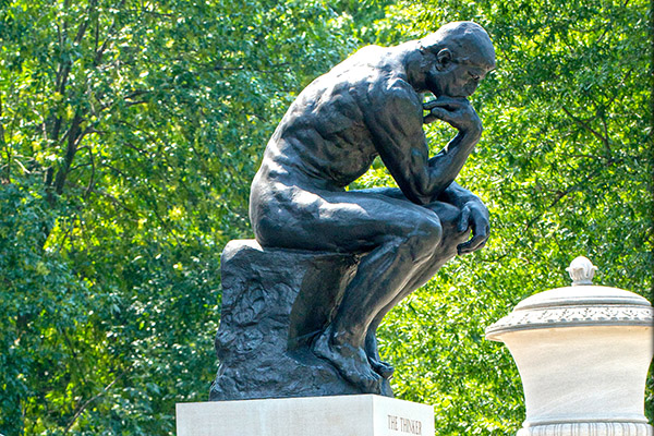 The Thinker statue