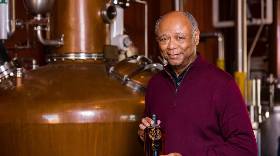 James Marshall '77, launched a company fair-trade certified pecan liqueur Rivulet.