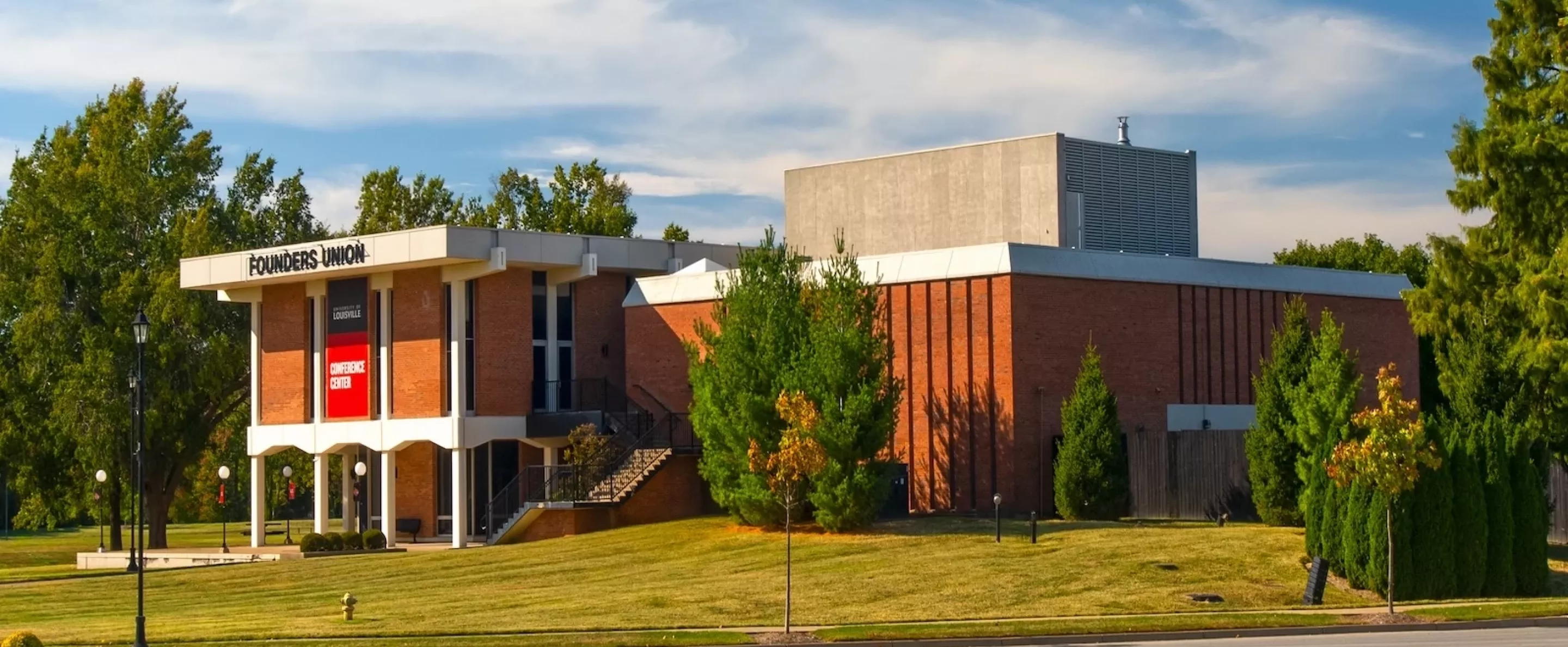 Angled view of Founders Union building