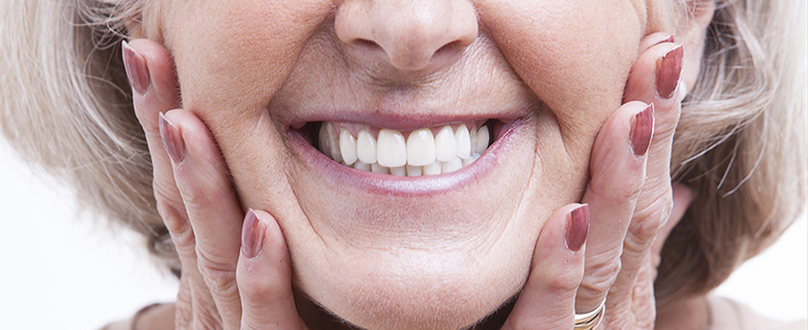 New dentures, new smile.
