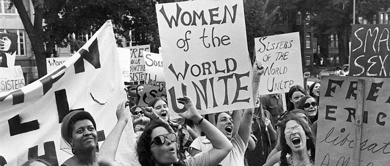 Women protesting