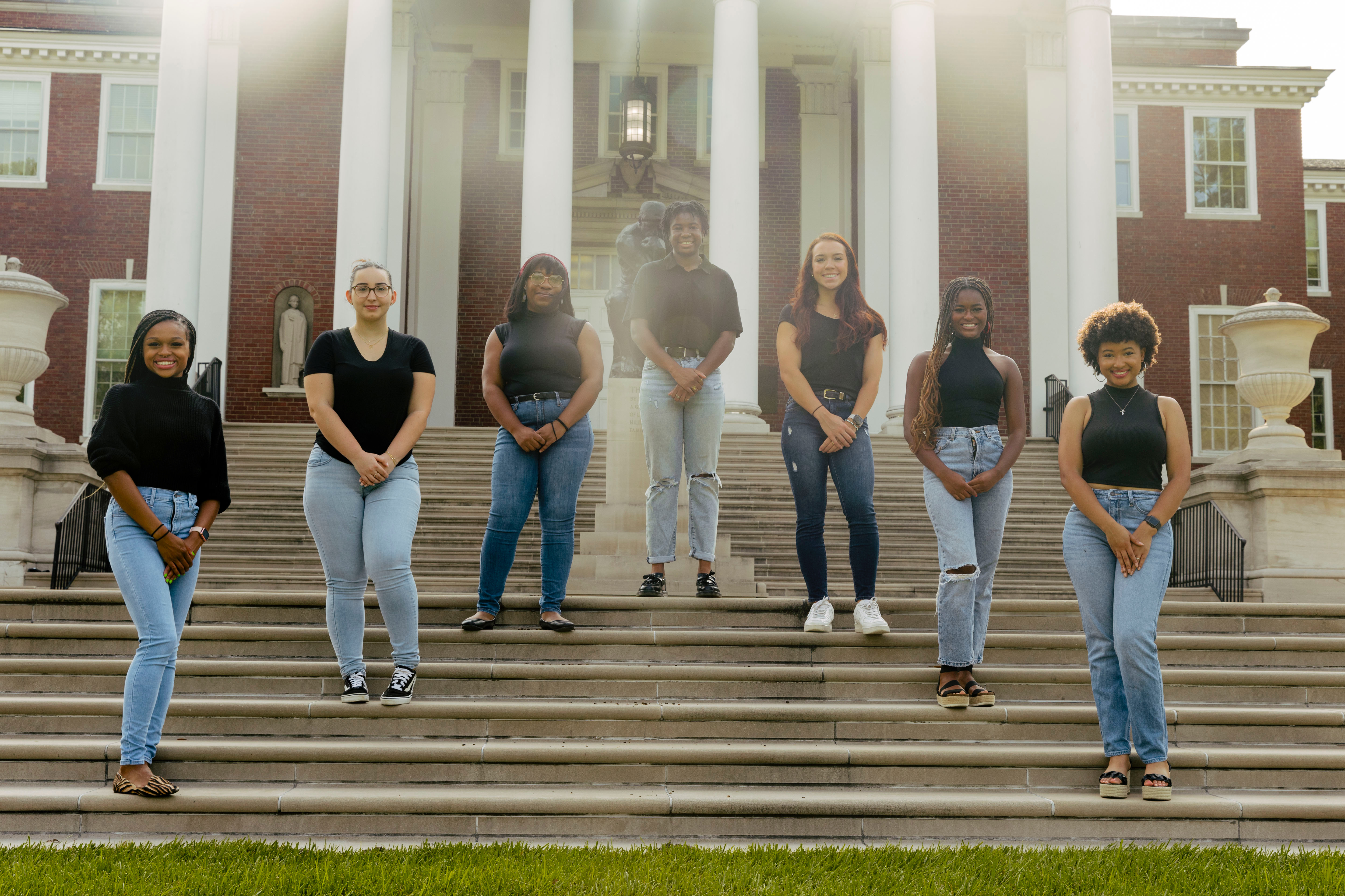 Group photo of Black and Brown Honors Society executive board