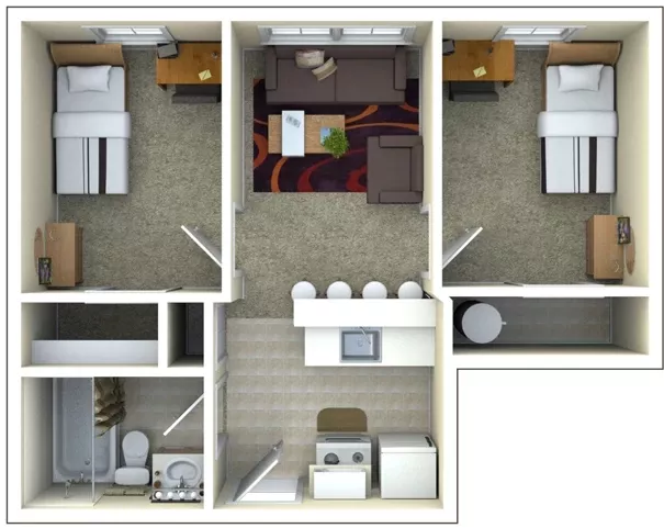 Bettie Johnson Hall 2 Bedrooms, 1 Bath