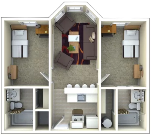 Bettie Johnson Hall 2 Bed 2 Bath