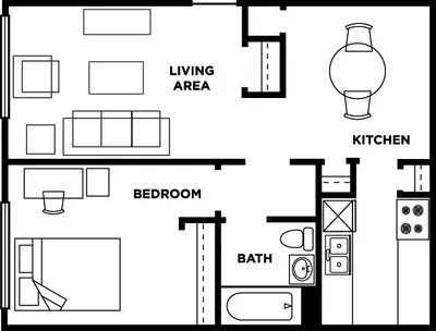 Card Towne One Bed One Bath