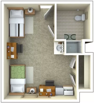 Kurz Hall Deluxe Double