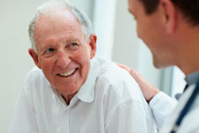 elderly male patient