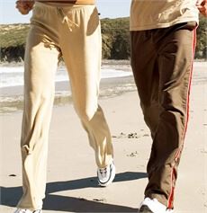 walking on the beach
