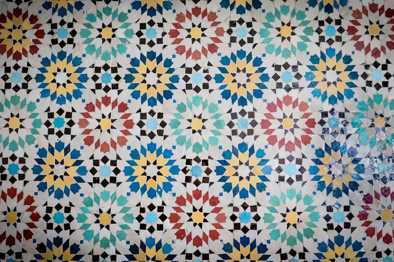 Tile Mosaic Arabic tile mosaic