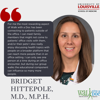 Walk with a Doc makes strides towards improving community health and wellness