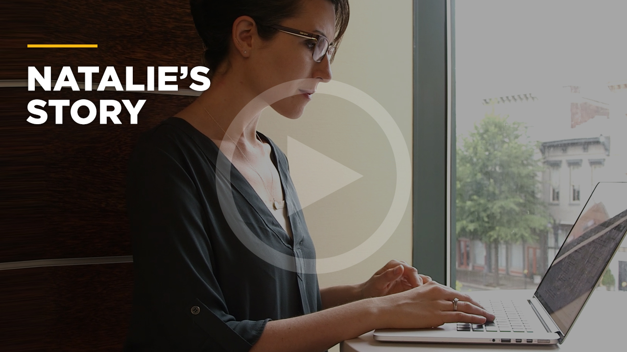 Online learning video - Natalie's Story