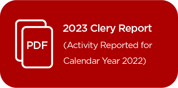 2023 Clery report (Activity Reported for Calendar Year 2022), link to MS Word report file