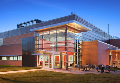 Exterior of Biocontainment Laboratory in Louisville, KY